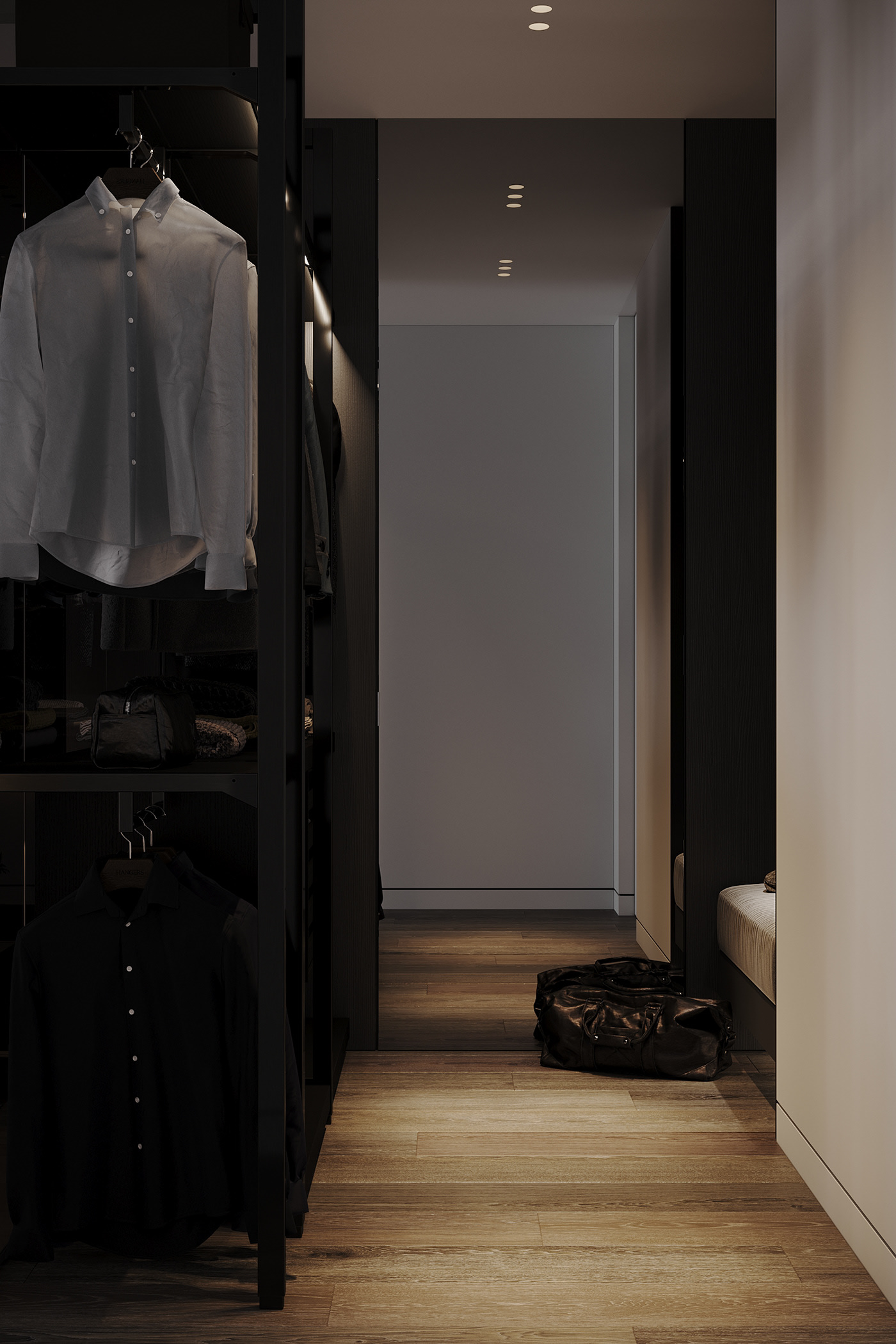 质感黑白灰空间设计  细节超多-19