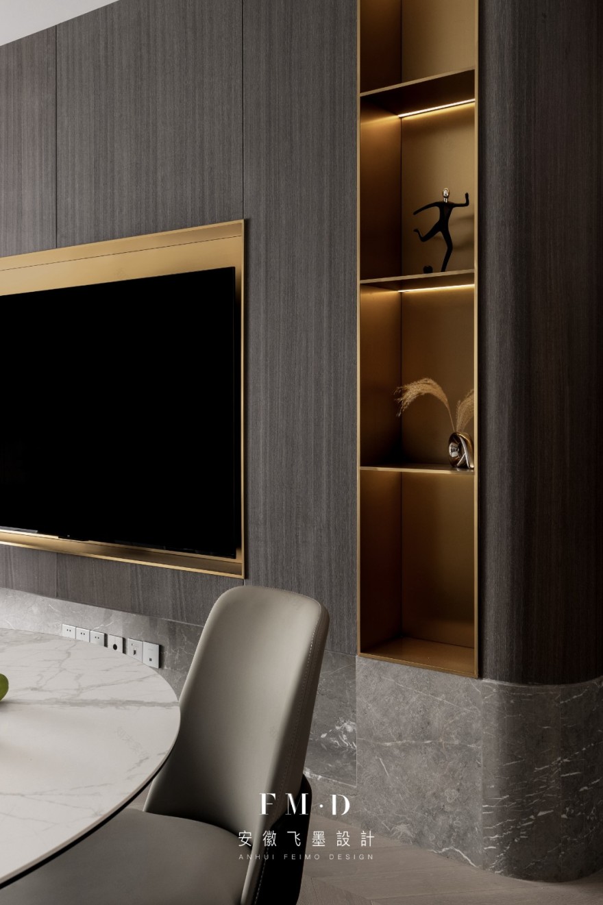 《惊鸿》140㎡跃层豪宅设计-4