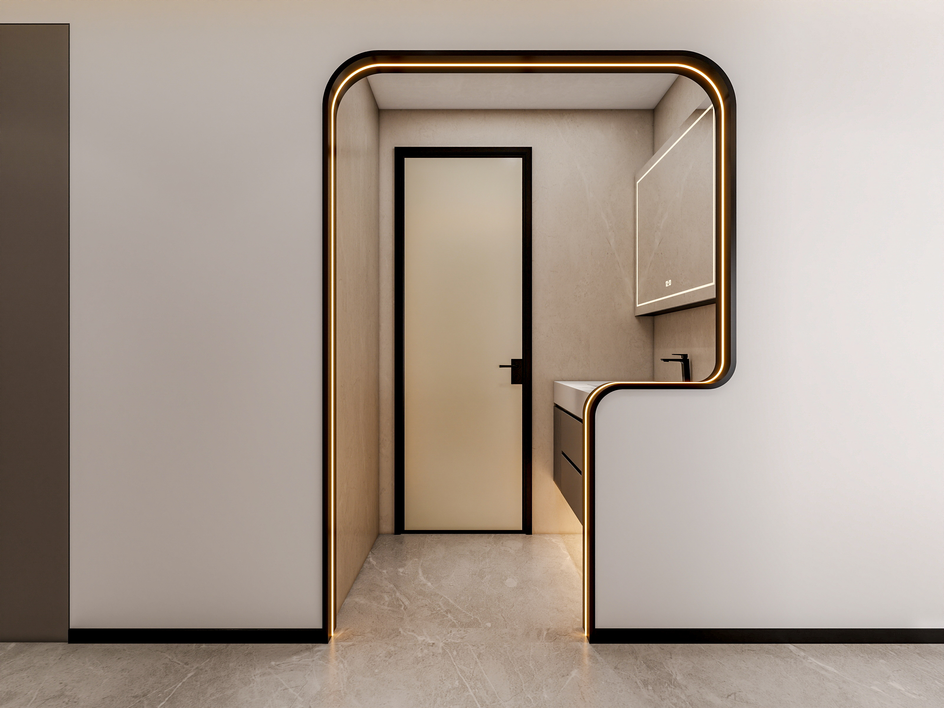 四川成都青白江拦冲新居（132平方现代简约三居室）-20