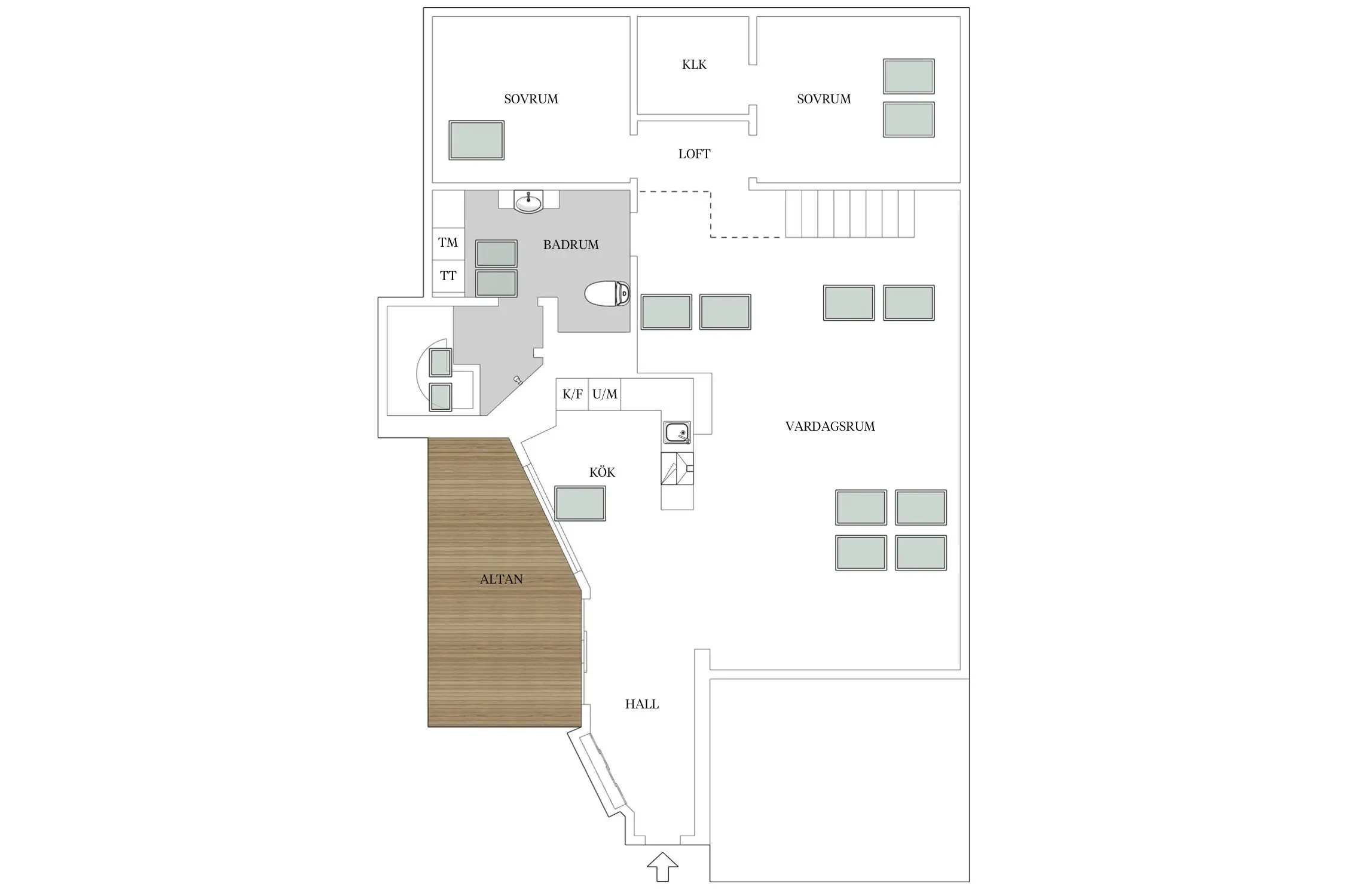 瑞典 1907 年建筑的独特魅力 | 绿宝石般的屋顶公寓-13