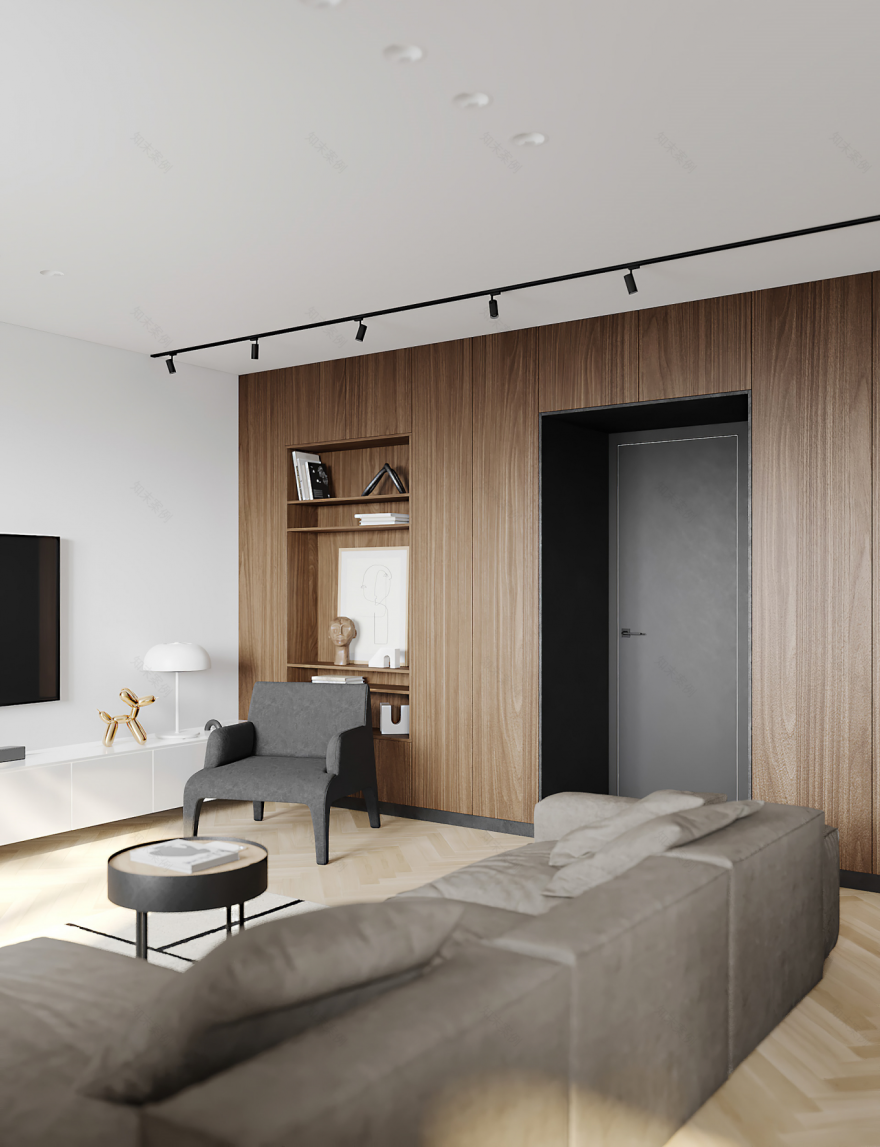 BALANCE COLOUR--78㎡一室户,简约的设计,储物超多!-34