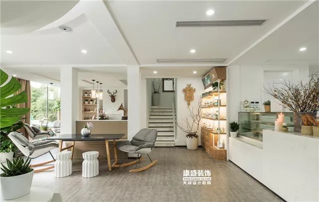 康盛装饰打造 600㎡自然森系空间-75