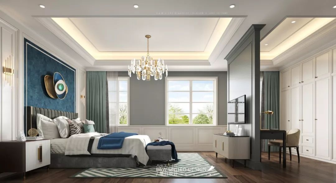 独墅岛摩登美式宅邸 | 温馨奢华,艺术感十足-32