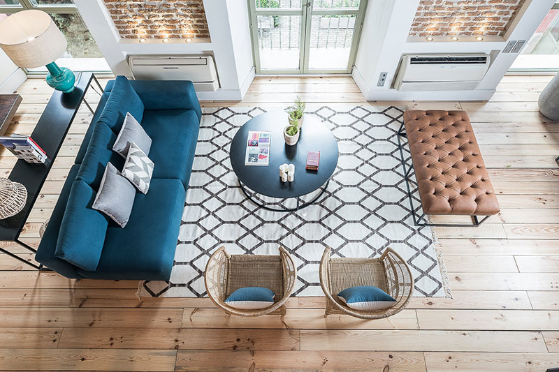 历史韵味与现代风格共融的 Madrid 工业风公寓-11