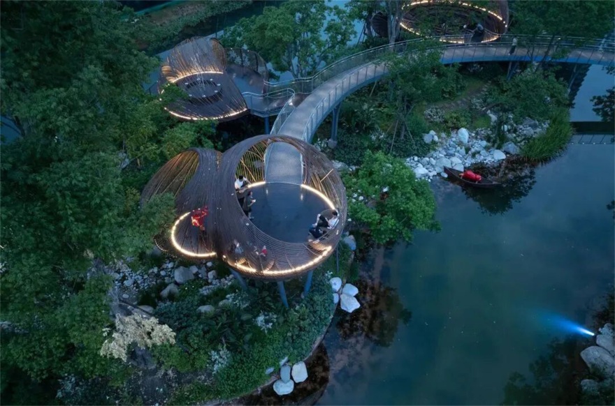 麓湖仙踪公园丨中国成都丨图石设计-12