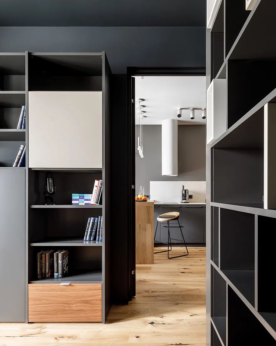 俄罗斯单身公寓设计丨Katya Svanidze-52