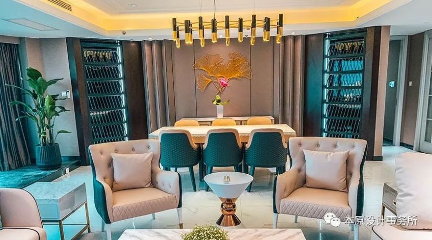 西海岸白领公寓样板间 | 精致轻奢东方格调-16