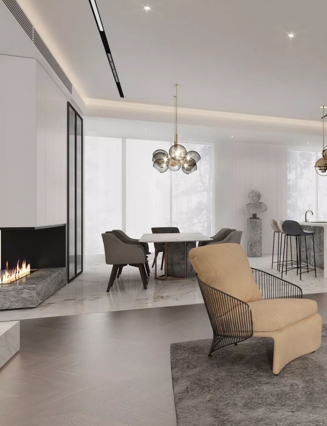 南京 400m²现代美学空间,打造生活哲学的沉浸式体验-16