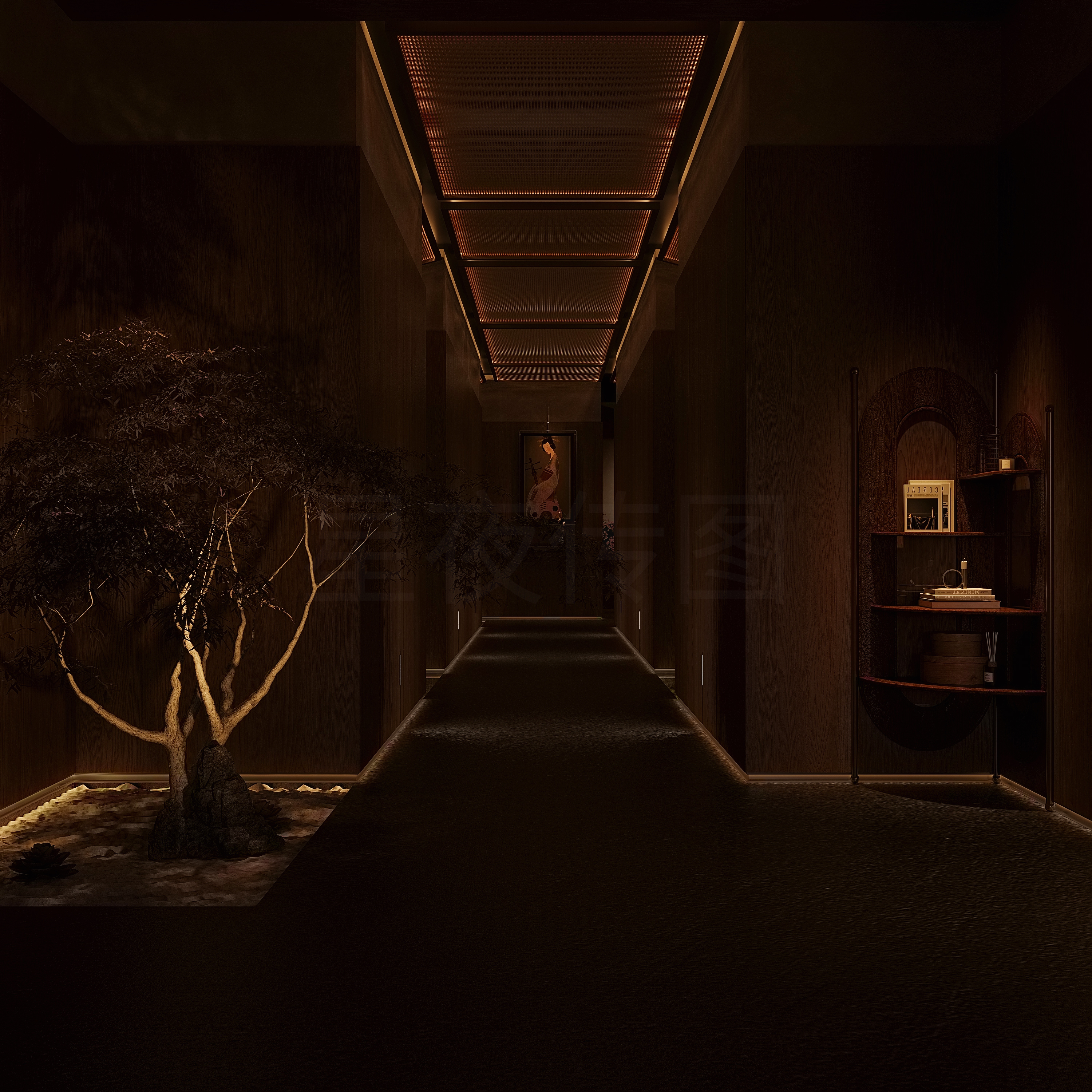 足浴店  效果图  -2