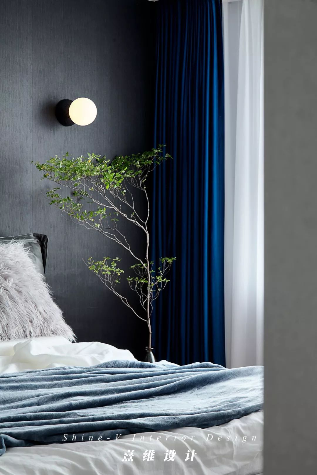 《溯洄》精装房改造 | 黑白灰的现代简约之家-97