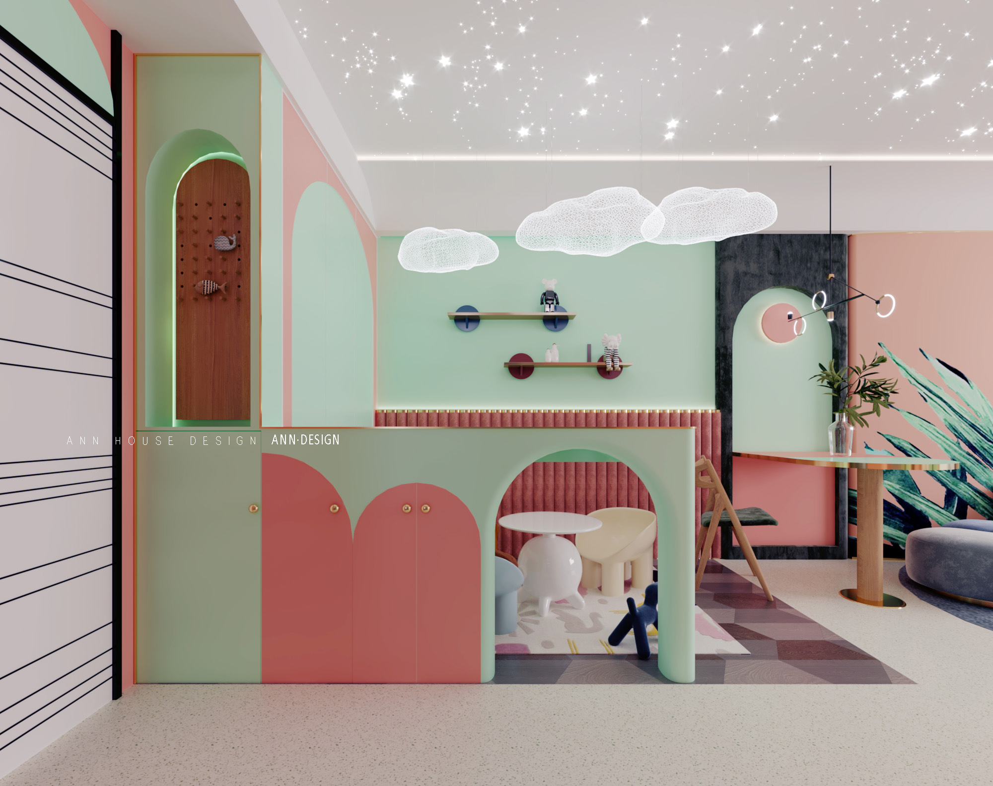 南京 90 平米童趣空间，AS.D 打造孩子的梦幻世界-3