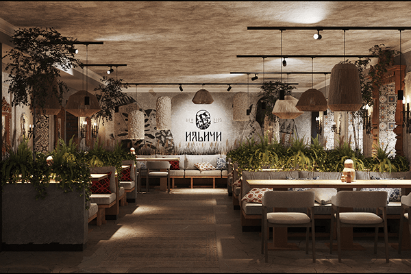 НАСЛЕДЗЬЕ（HERITAGE）餐厅室内设计项目丨白俄罗斯维捷布斯克丨Maryia Matsiash （ANIKIИA）-8