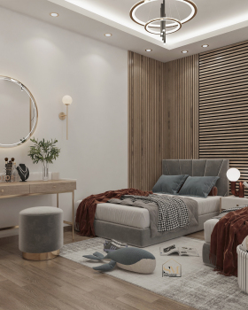 Samar Mahmoud与Creativille合作的双人卧室设计丨Samar Mahmoud,Creativille