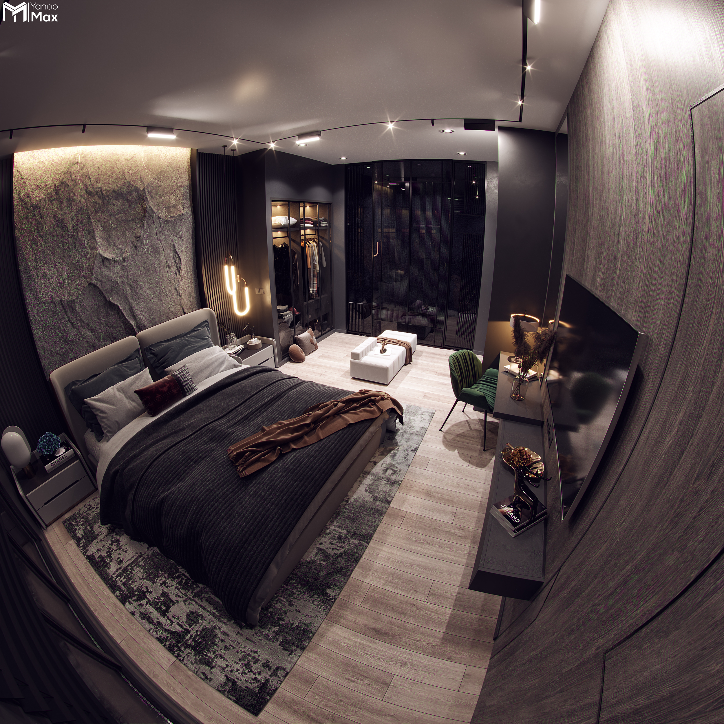 Apartment - TOKYO interior design Artificiel Light-18