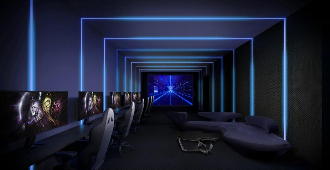 未来主义影院设计 | 多元化空间与材质的完美融合-17