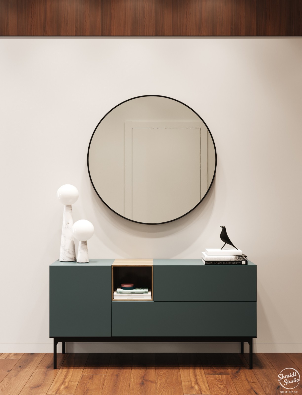 明斯克 100m²现代优雅住宅设计-20