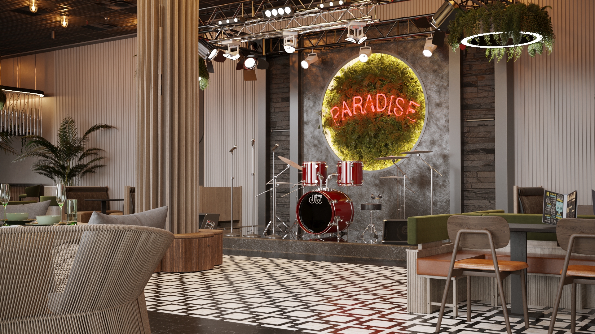 Paradise Restaurant Hall 2-0