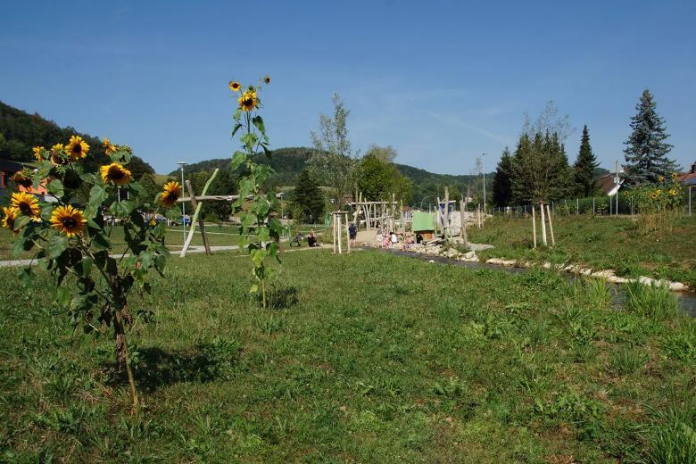 Wiederkehr Landschaftsarchitekten丨Naturnahe Umgestaltung Mauchenbach und neue Ortsmitte丨德国-9