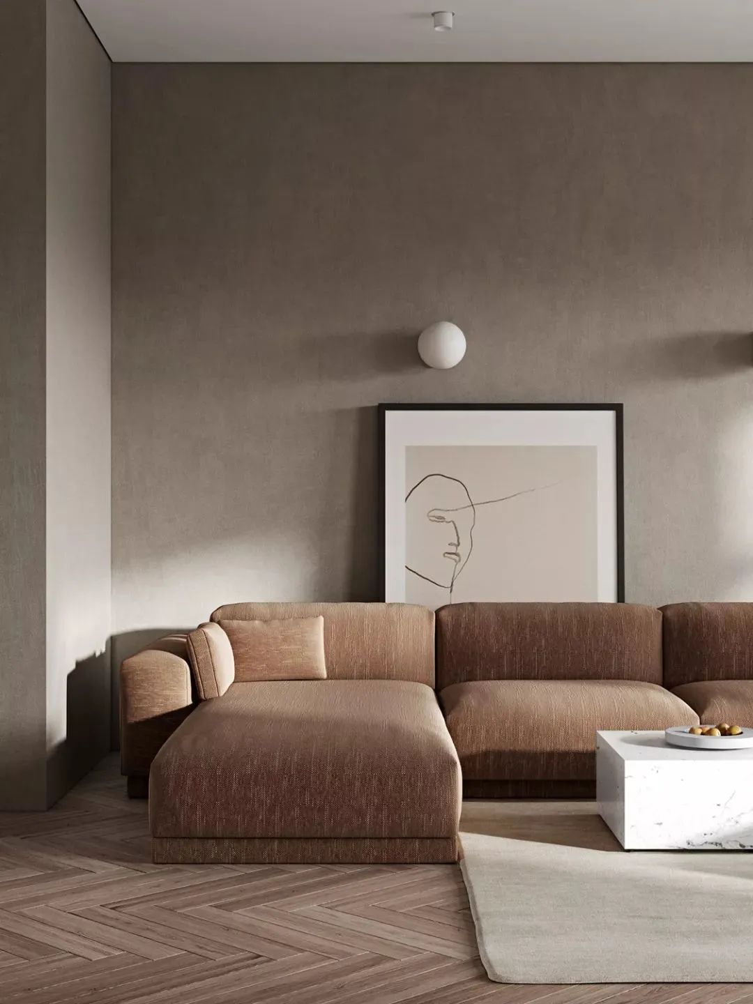 极简主义美学,打造低奢复古空间-21