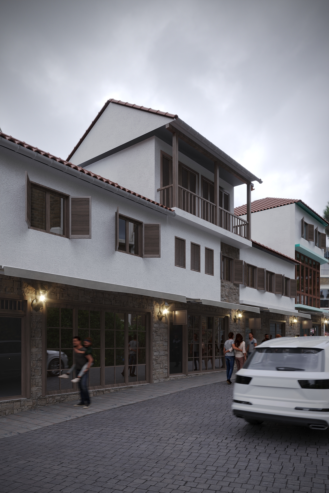 Ulcinj Bazaar Facade Adaptation-4