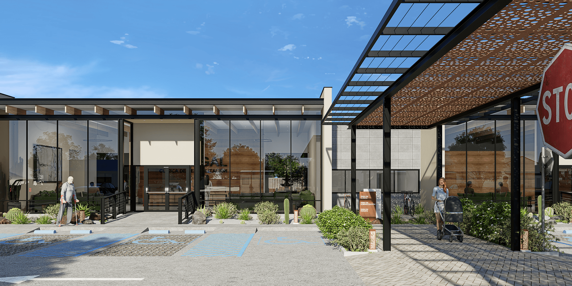 埃尔诺加尔康复诊所丨墨西哥诺加莱斯丨31 Grados Arquitectura-12