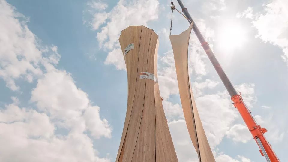 德国乌尔巴赫塔 | 自成型木材的可持续建筑奇迹-84