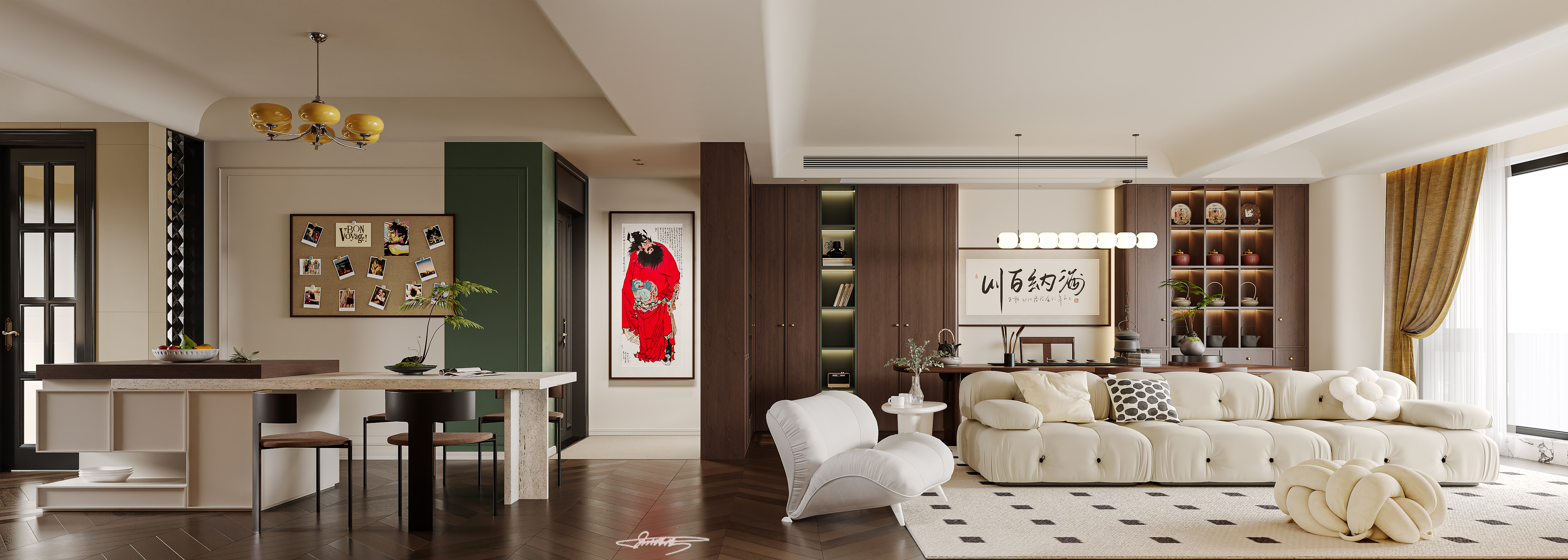 法式复古风室内设计丨中国益阳-9