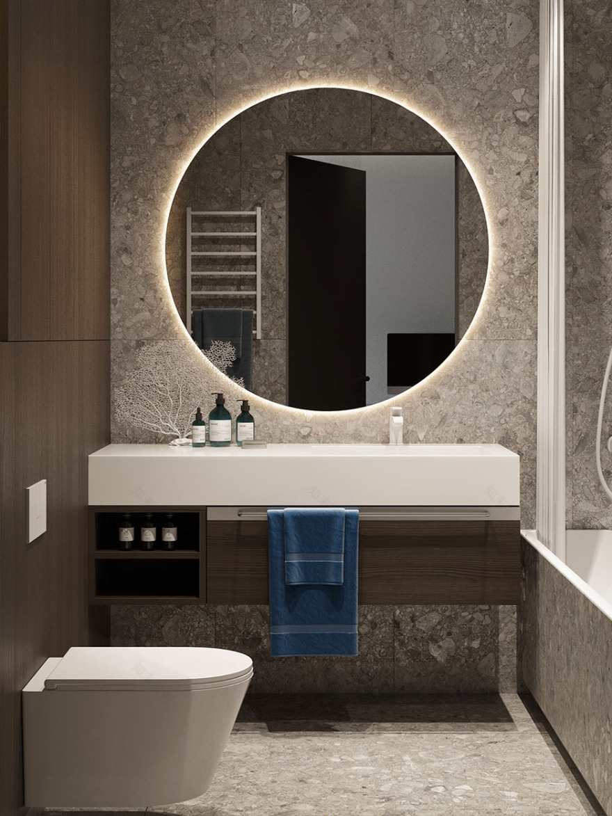 水磨石打造清新又高级的工业风浴室丨鸽盟·厨卫改造家-1