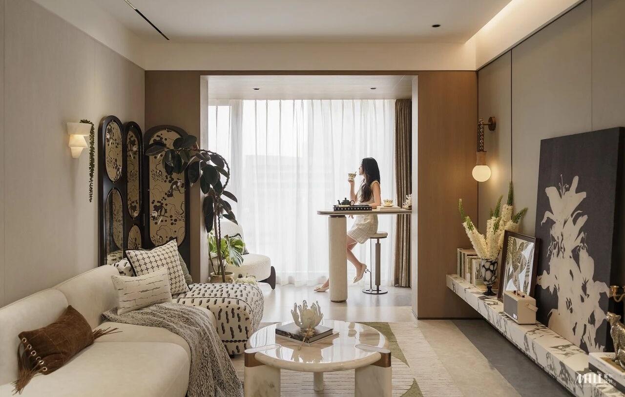 武汉万科·公园大道92m²&102m²样板间丨中国武汉丨深圳市蜜尔室内艺术设计有限公司-4