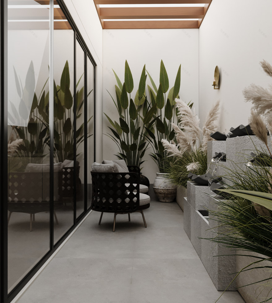 玫瑰别墅 现代有机别墅丨沙特阿拉伯利雅得-32