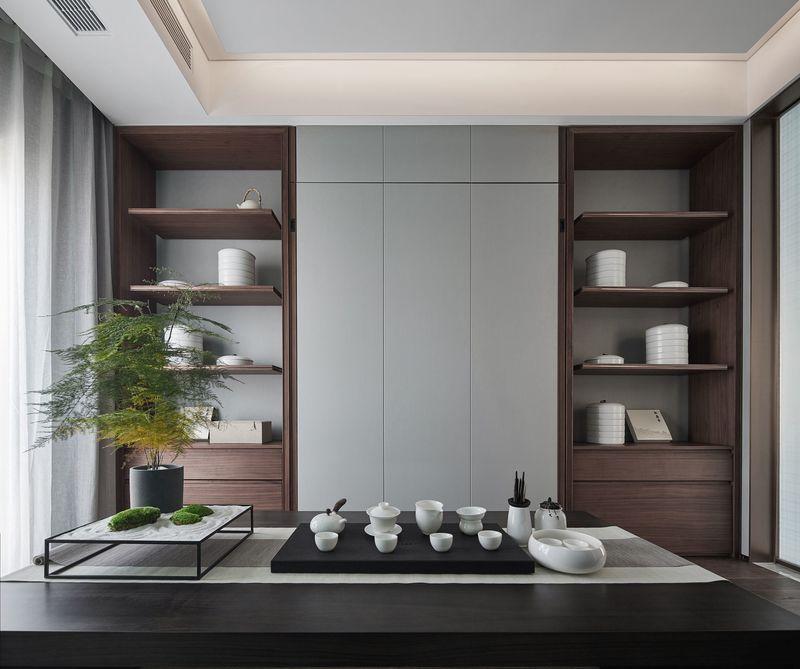 郑州永威上和郡叠层样板房——现代简约自然品味空间-30