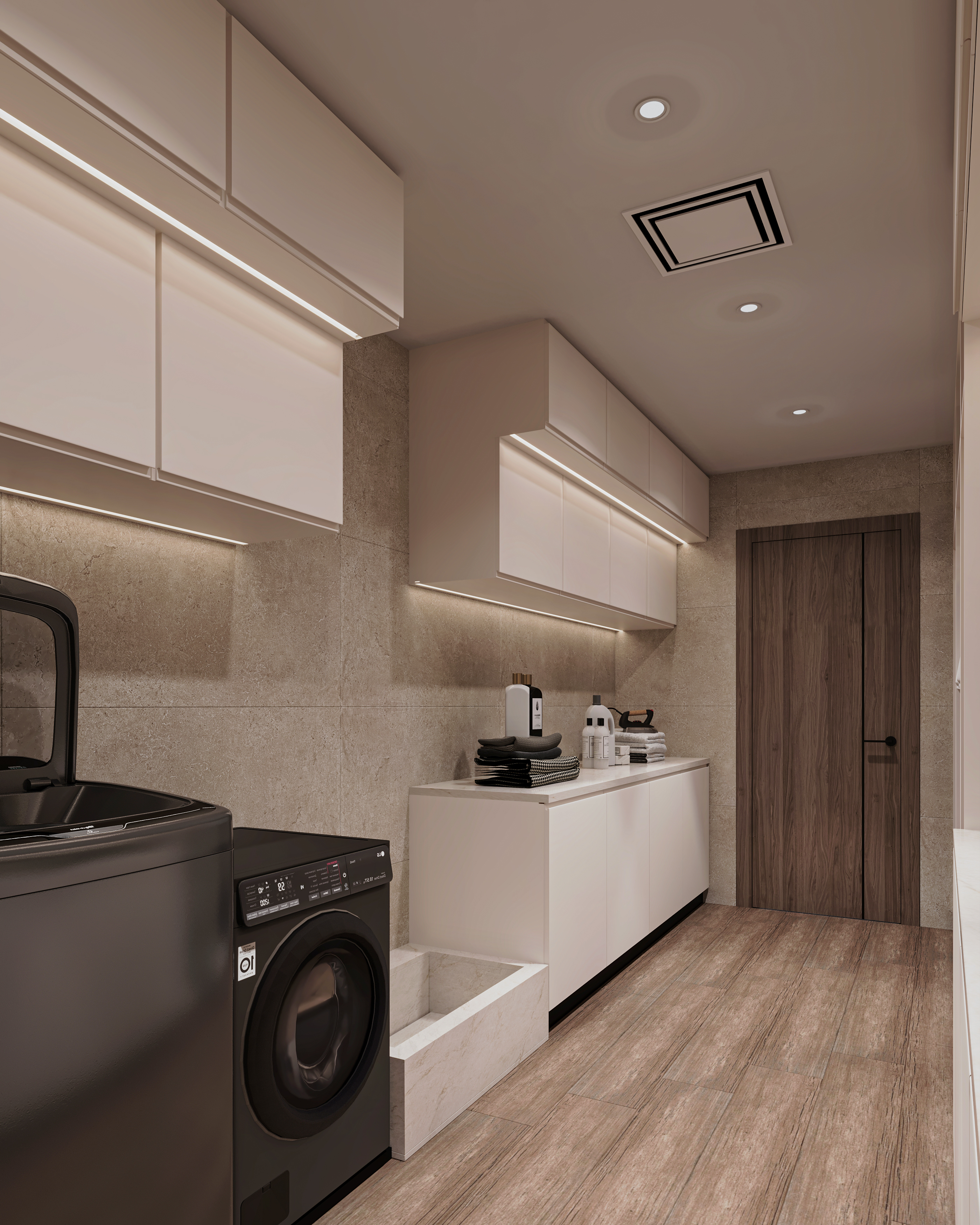 Modern Kitchen & Laundry ( Service Block )-14