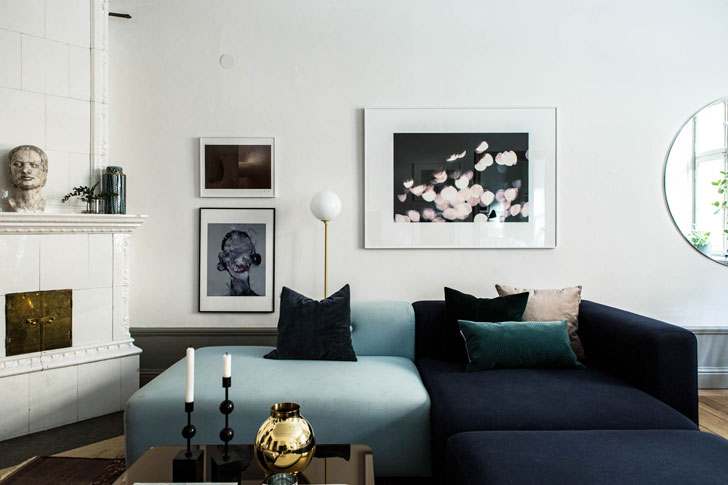 斯德哥尔摩百年建筑里的现代公寓-2