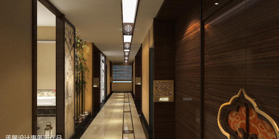 清溪怡香阁酒楼——现代中式风格演绎餐饮空间-10