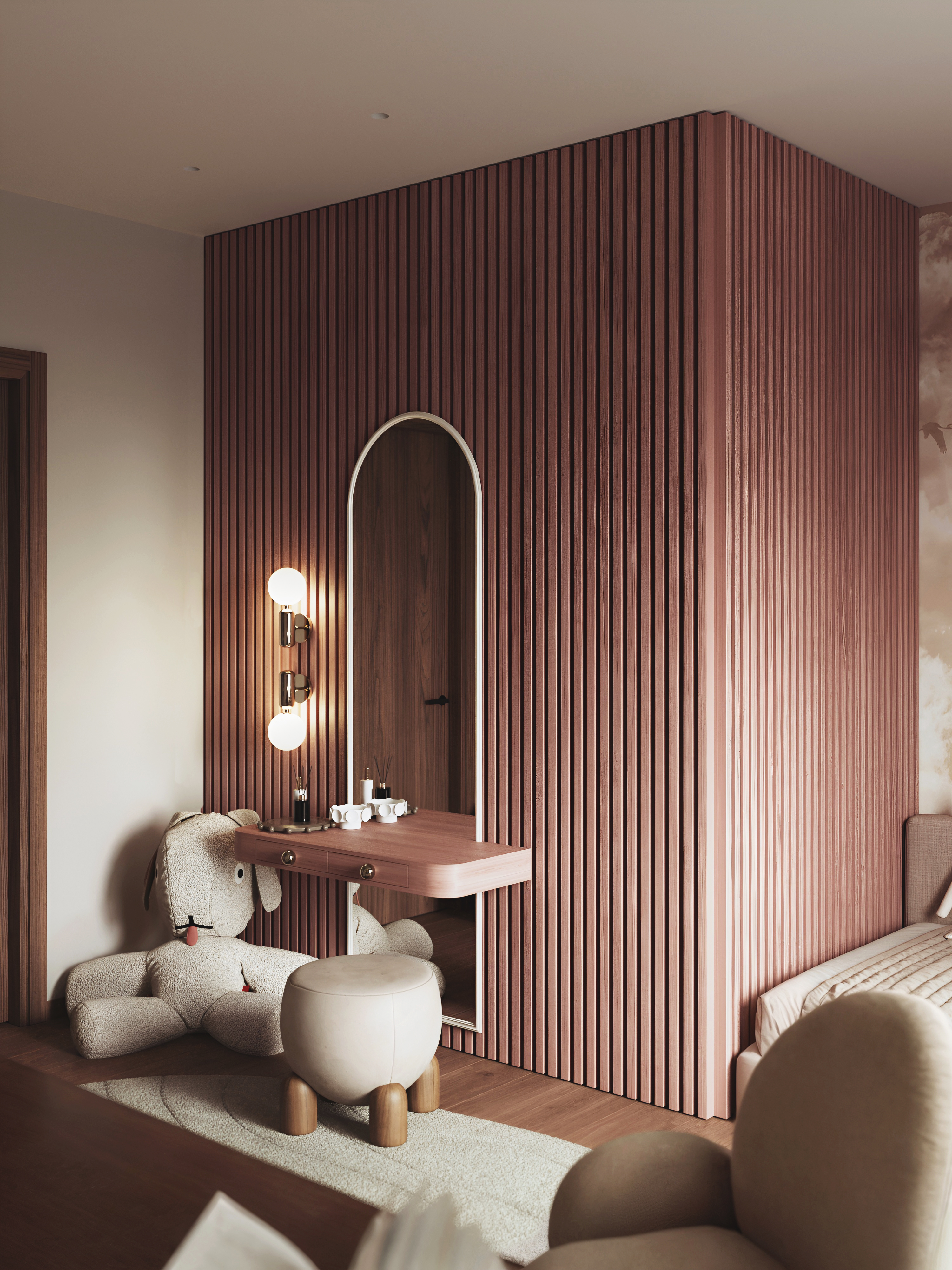 DESIGN PROJECT FOR A GIRL'S ROOM | Детская для девочки-19