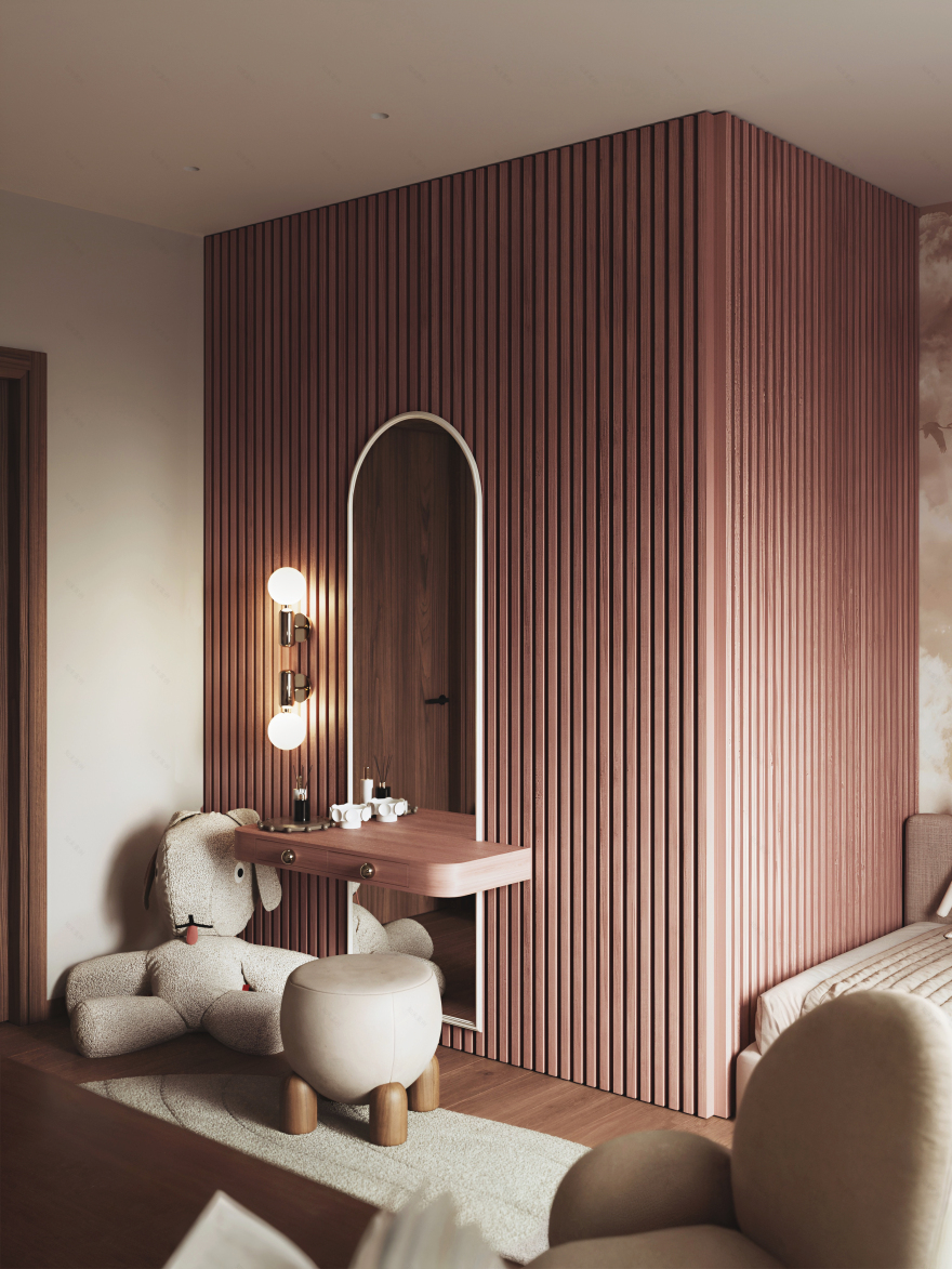 DESIGN PROJECT FOR A GIRL'S ROOM | Детская для девочки-19