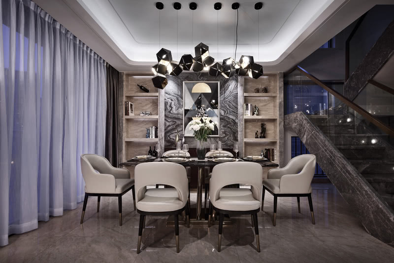 都市精英的轻奢生活空间设计-29