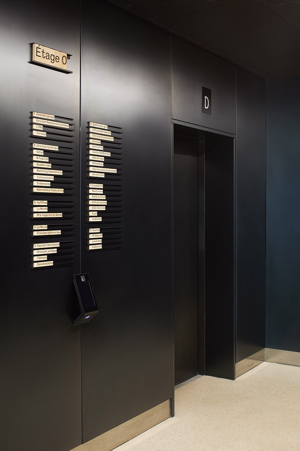 世界报总部大楼标识系统设计丨法国巴黎丨Snøhetta-35