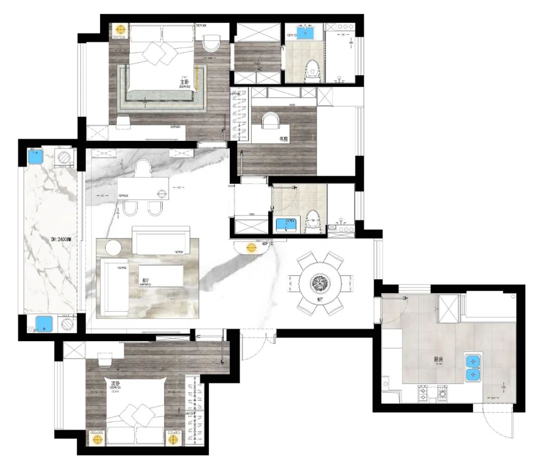 永宁公馆 | 静谧优雅的家居空间-15
