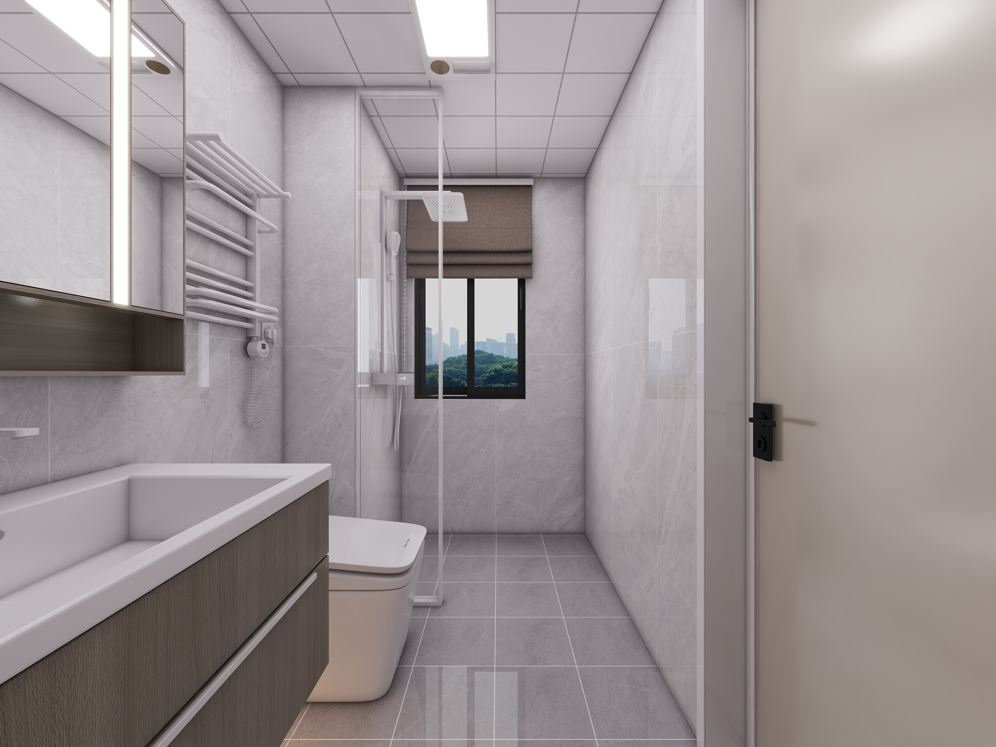 四川成都新津五峰安置房（71平方现代简约两居室）-54