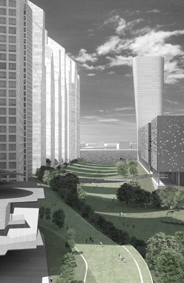 纽约哈德逊广场开发设计方案丨巴林哈德丨史蒂文·霍尔建筑事务所-6