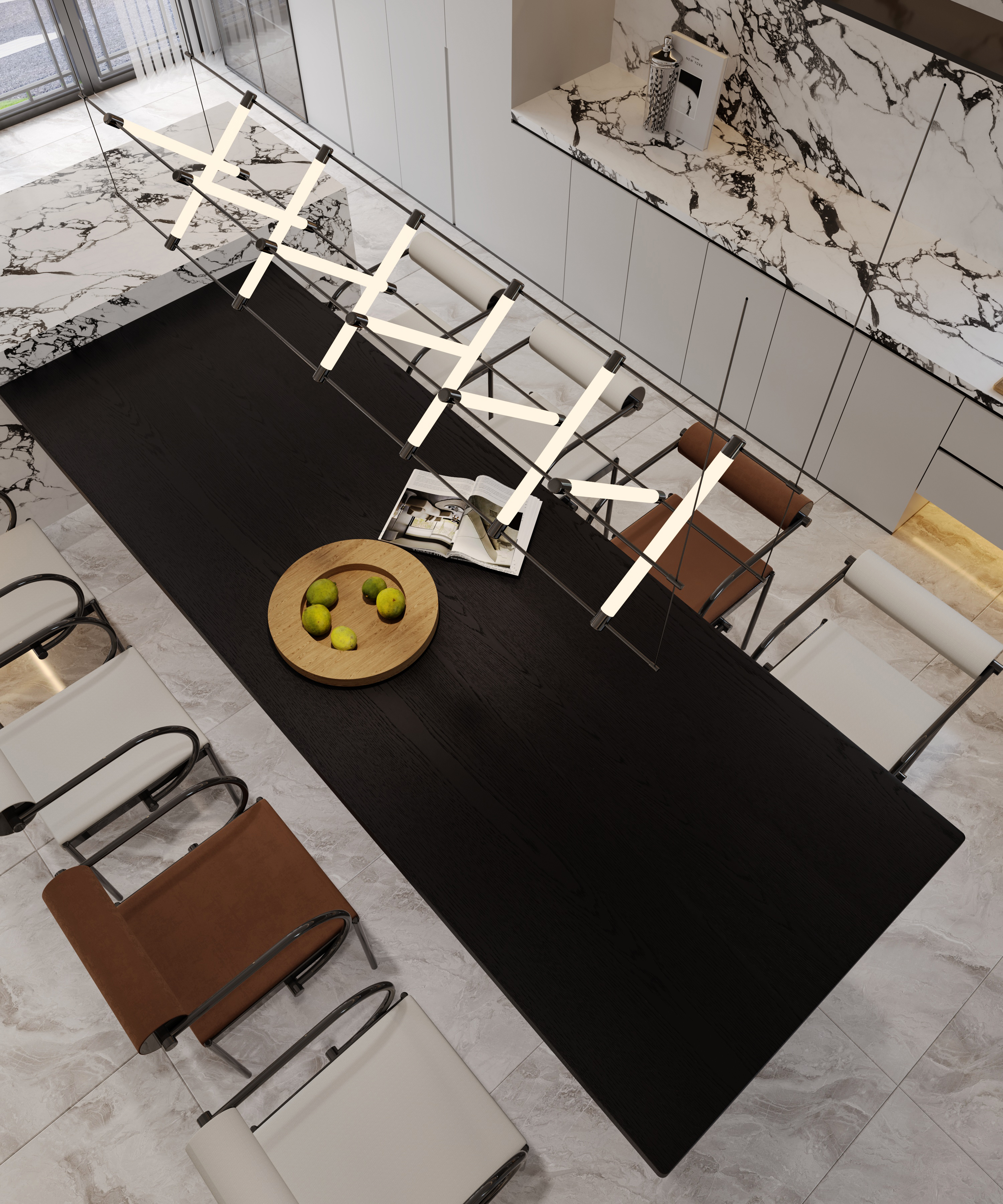 空间的情绪 黑与白营造温馨-6