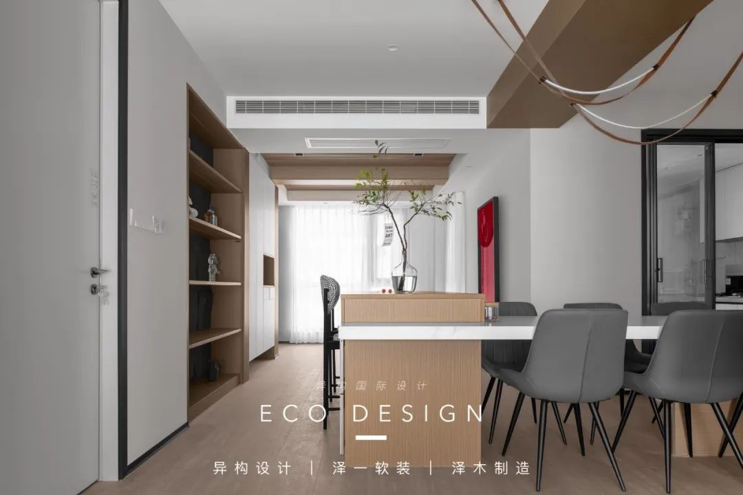 木韵 · 西安 160㎡现代简约原木空间设计丨中国西安丨泽一软装,泽木制造-44