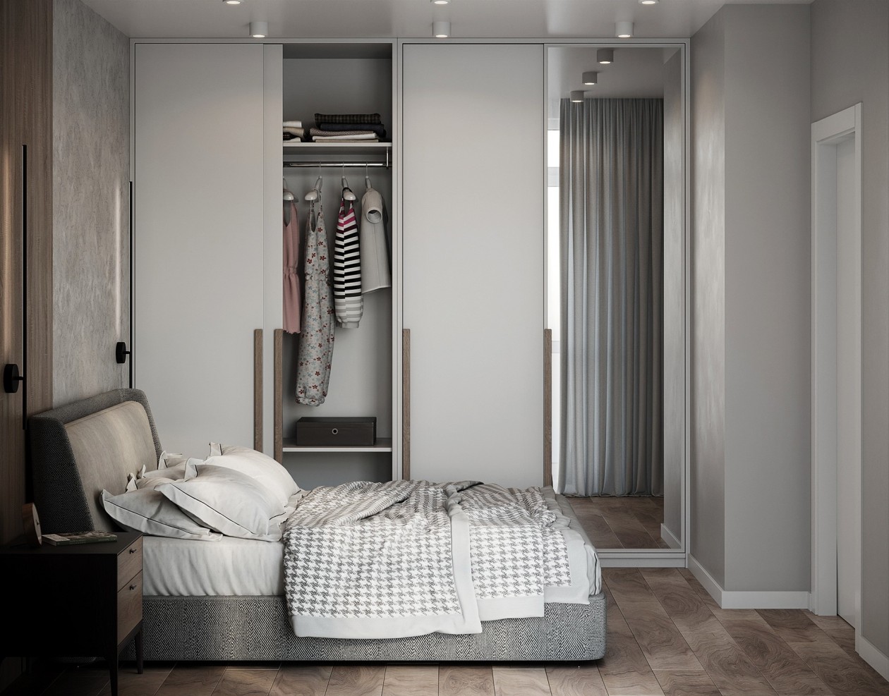 高级黑色系公寓设计 细节超多-5