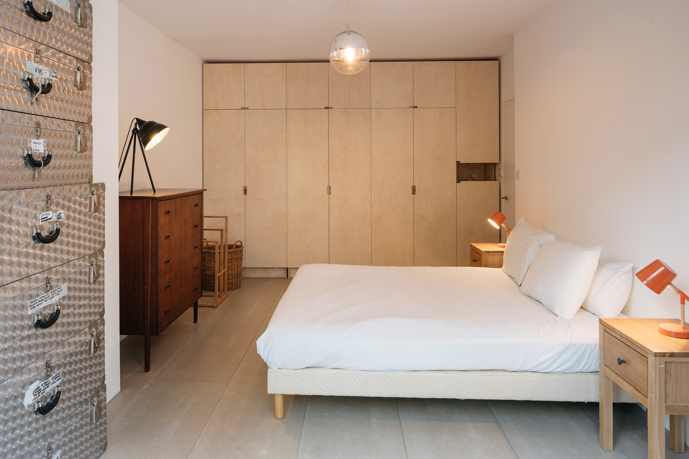 Tsuruta Architects designs staircase in London house from thousands of plywood pieces-27