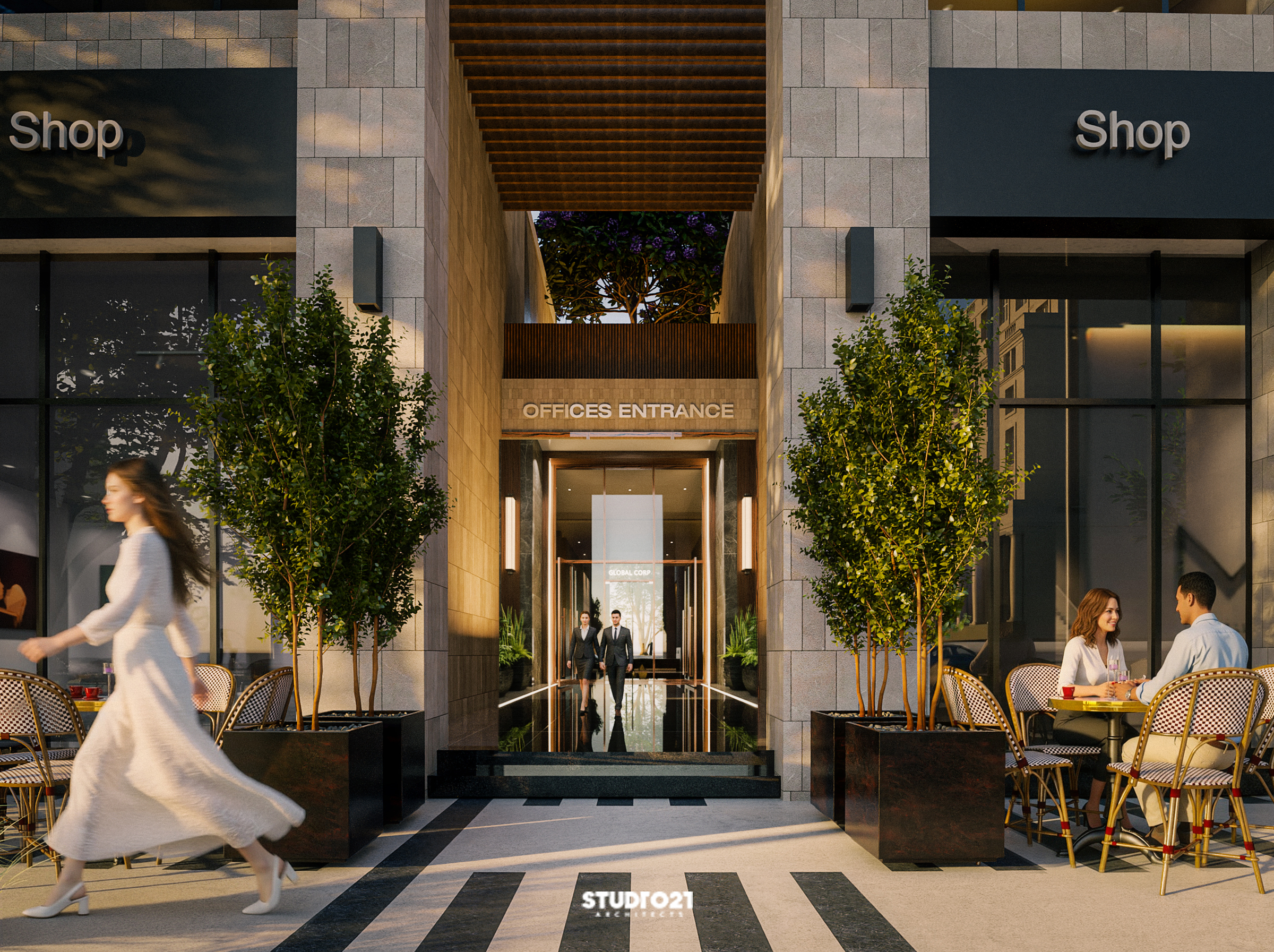 A modern mixed-use residential-1