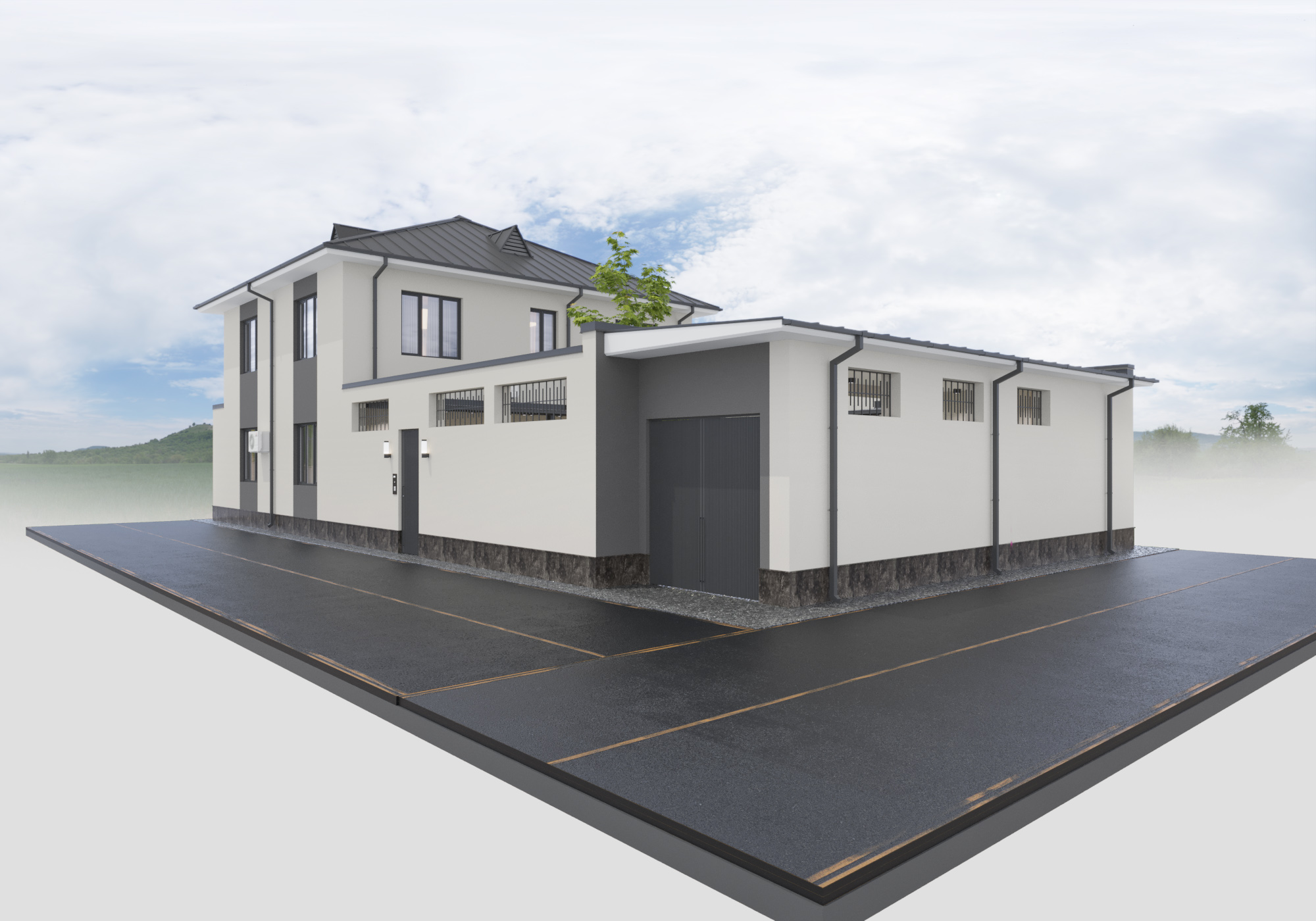 Дизайн фасада частного дома . Ташкент-21