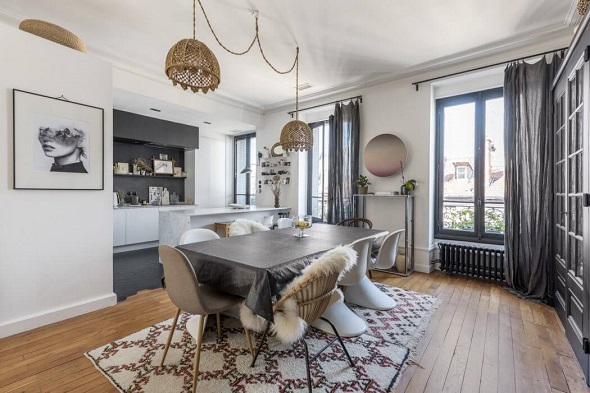 现代公寓设计融合智能存储与经典内饰方案丨Alexandra Tamburini-26