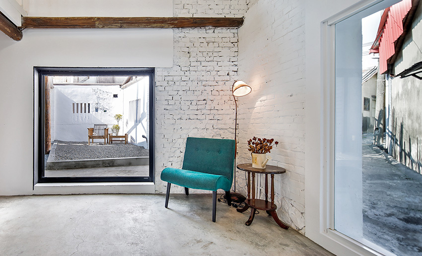 老屋重生！工业风的红砖办公室-9