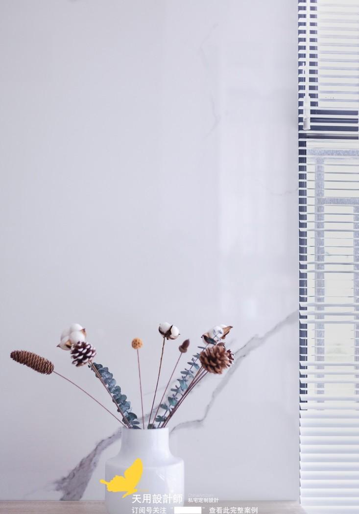 北欧现代简约风,两房改三房的实用与颜值在线设计-14